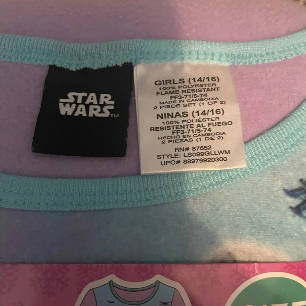Star Wars Girls' 2-Piece‎ Sleepwear Set- new